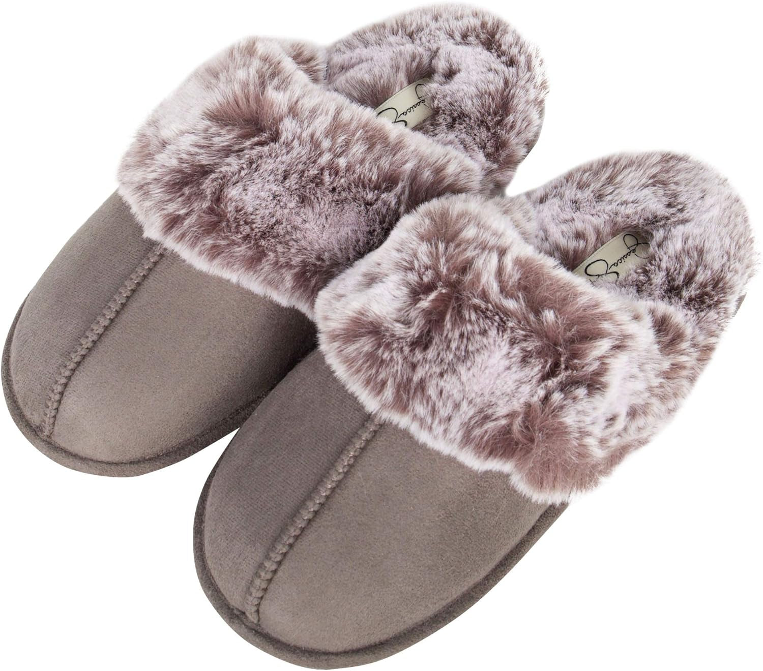 Women'S Comfy Faux Fur Memory Foam Slippers