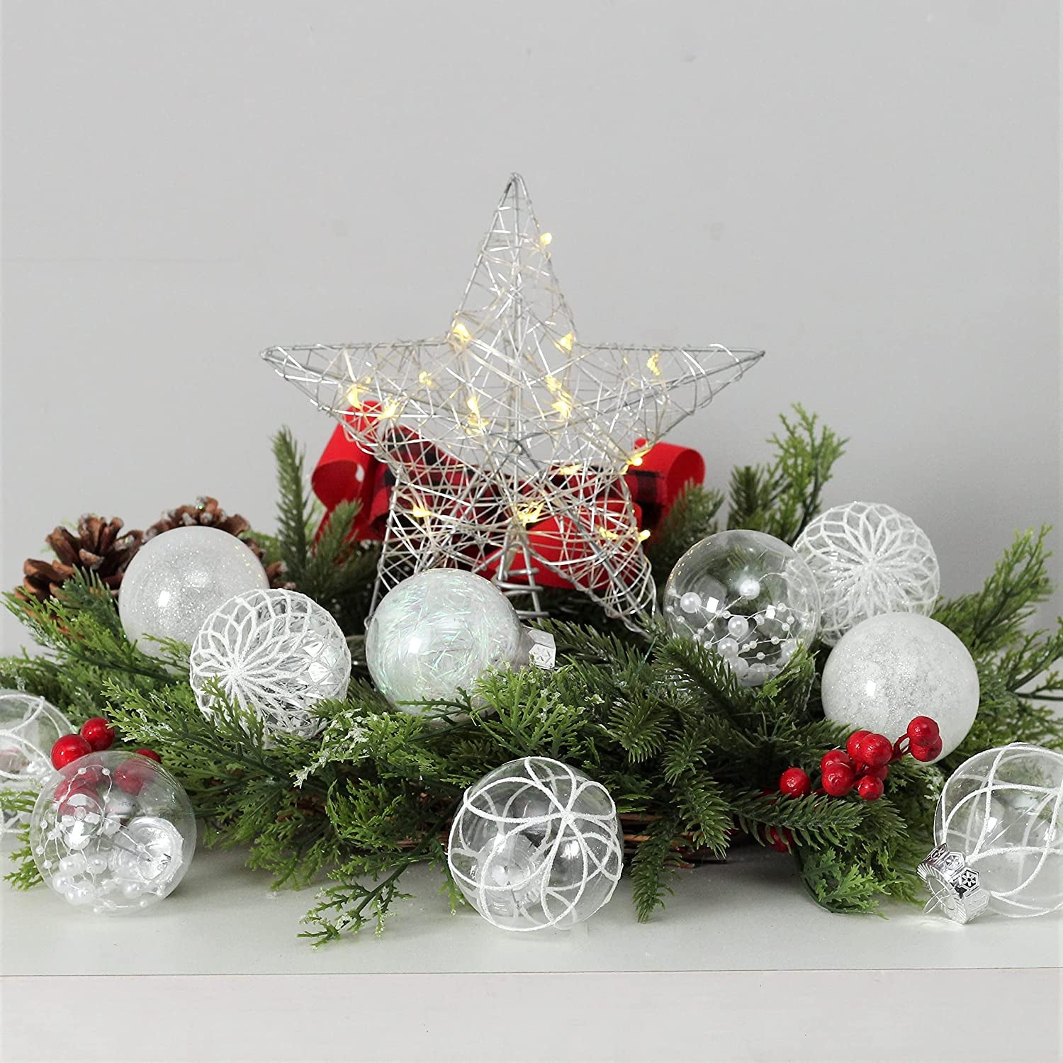 Clear Christmas Ball Ornaments