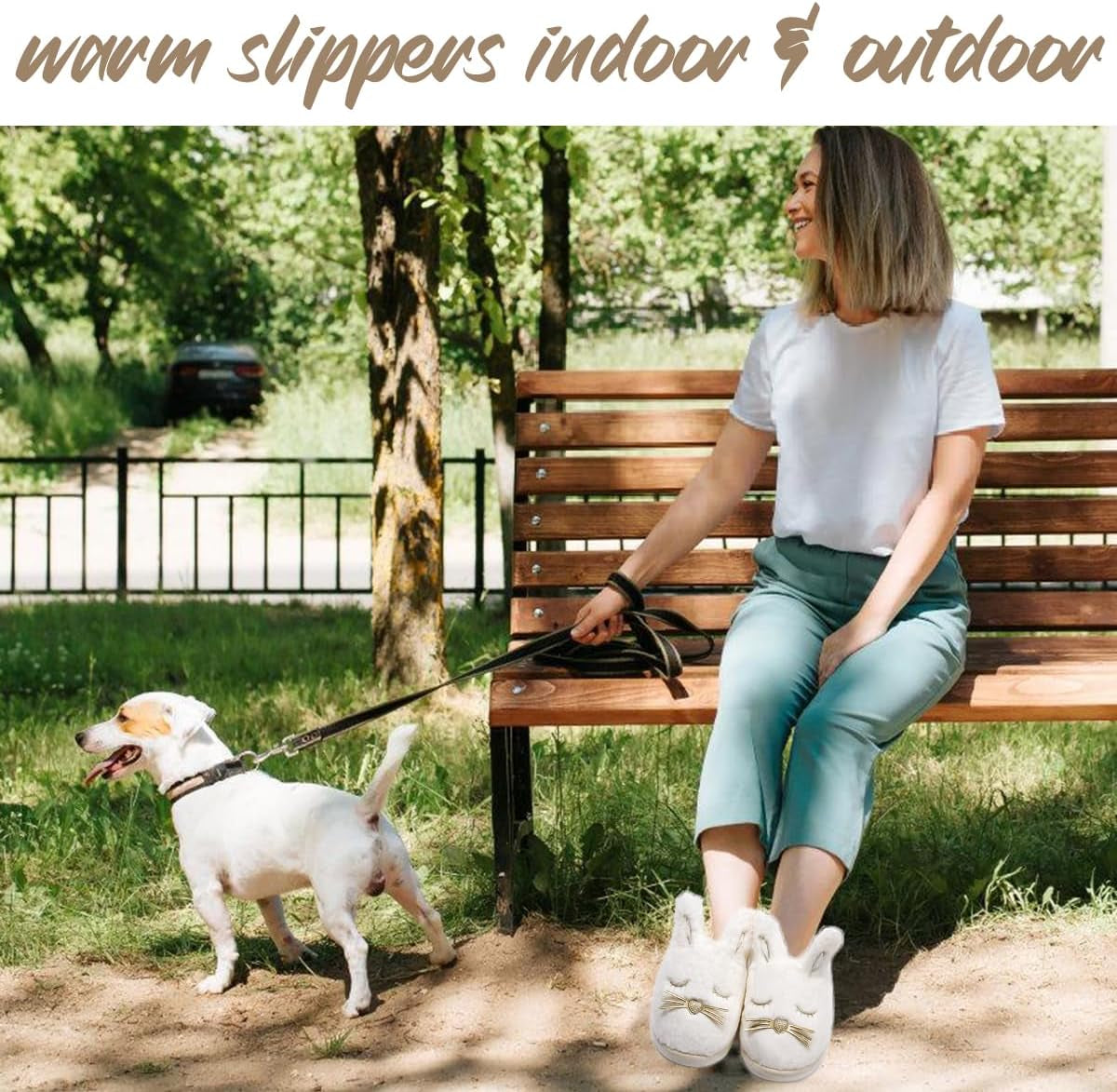 Bunny Slippers for Women Fuzzy Cute Animal Memory Foam House Rabbit Slippers Indoor Outdoor